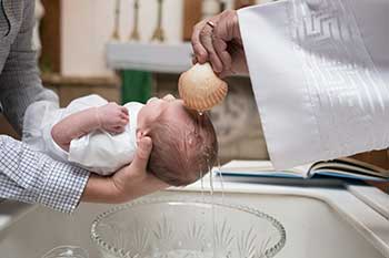 Recibiendo el bautismo